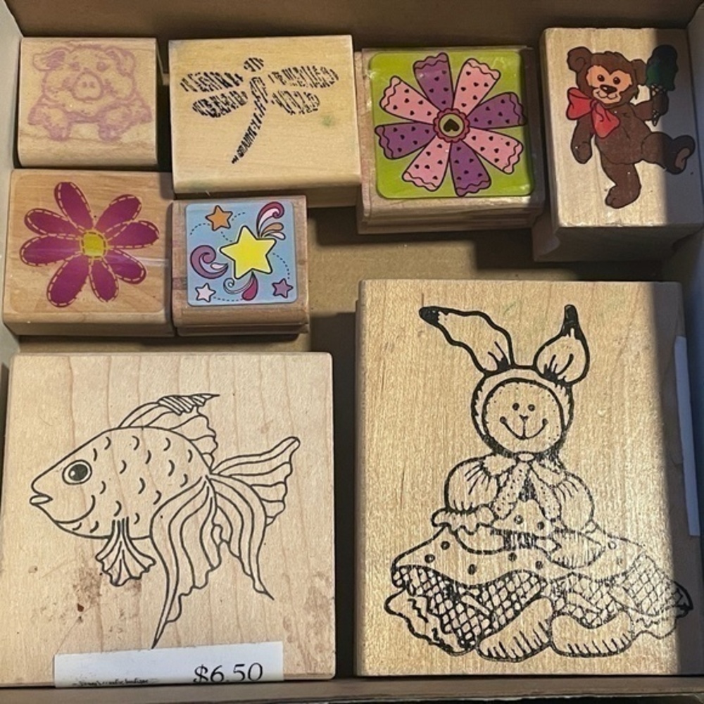 Various Brands Rubber Stamps Multiple Themes and Sizes Card Making Scrapbooking